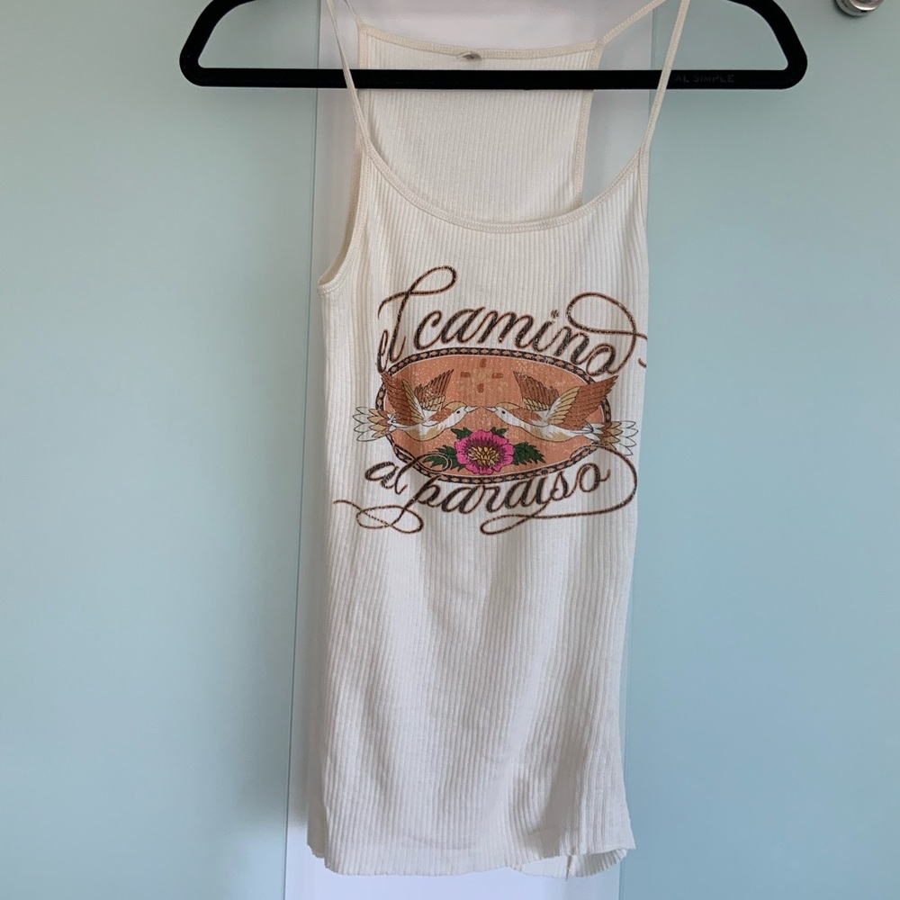 NWOT Spell El Camino Singlet, Cream Sz XS